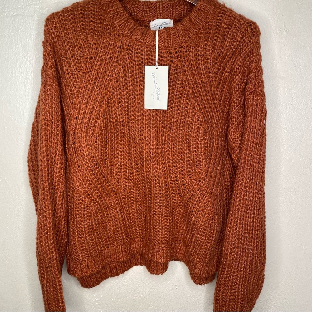 Crewneck Chunky Pullover Sweater - Picture 3 of 4